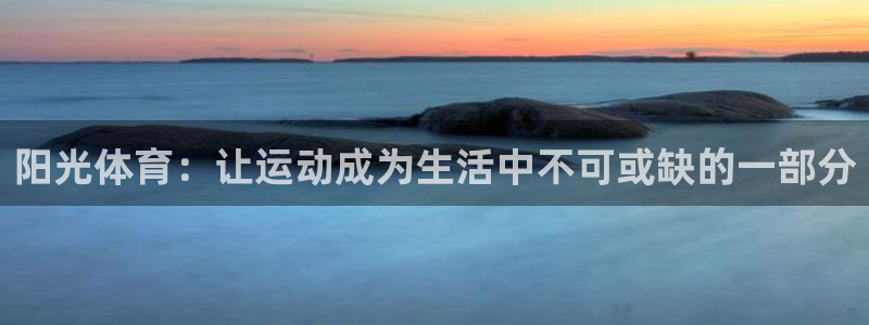 球王会体育：阳光体育：让运动成为生活中不可或缺的一部分